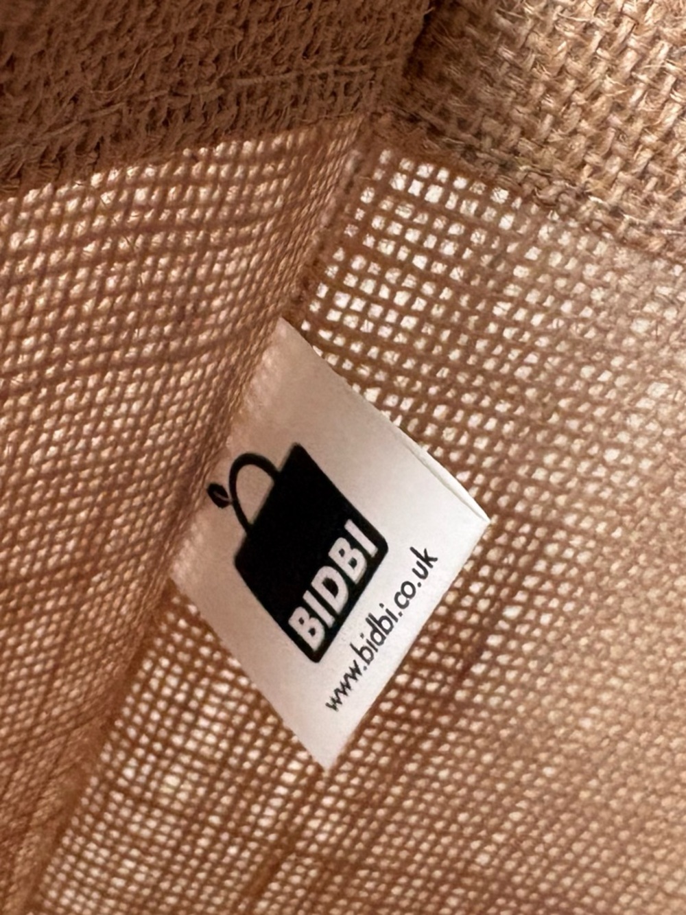 NWOT Liberty London Women’s Liberty Building Jute Tote Bag. - Picture 7 of 8